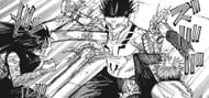 Sukuna fighting Maki as seen in the Jujutsu Kaisen manga (Image via Shueisha/Gege Akutami)